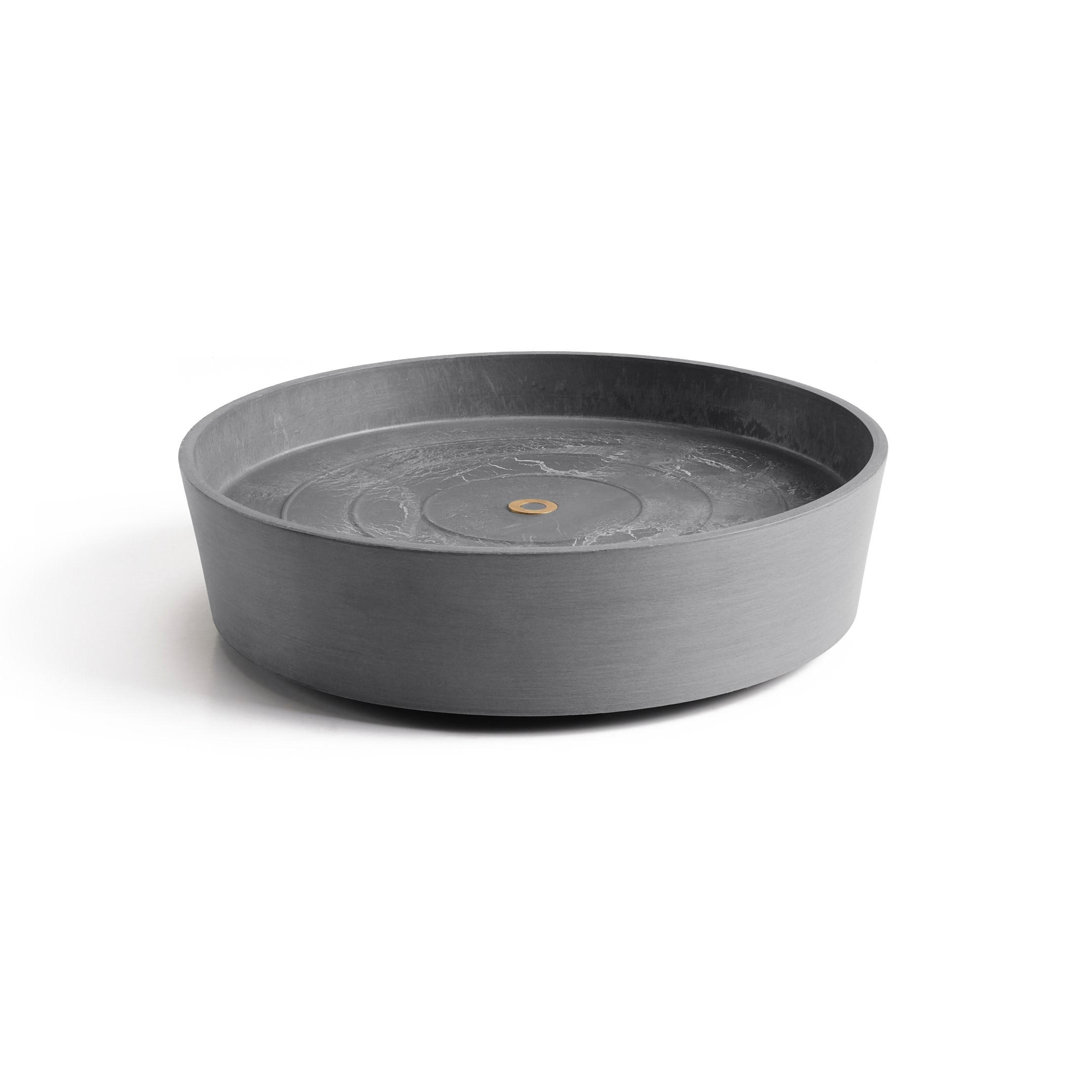 Ecopots Blumentopfuntersetzer Grau 9 cm
