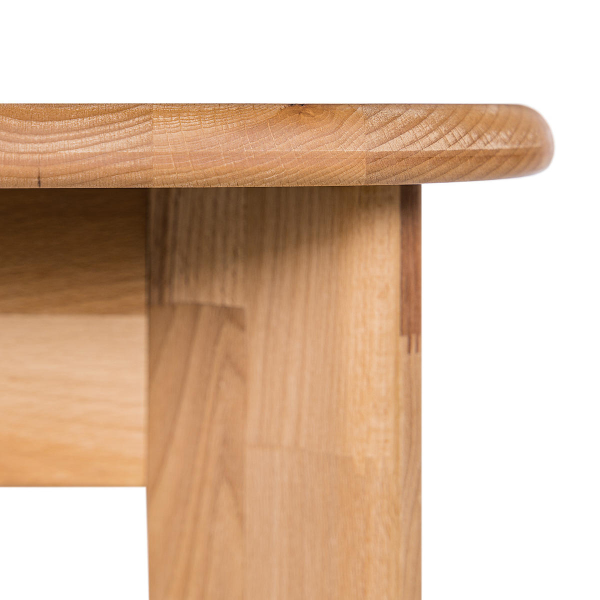 MASSIVER ESSTISCH - Buche massiv - Braun, Holz (90/140/75cm) - home24