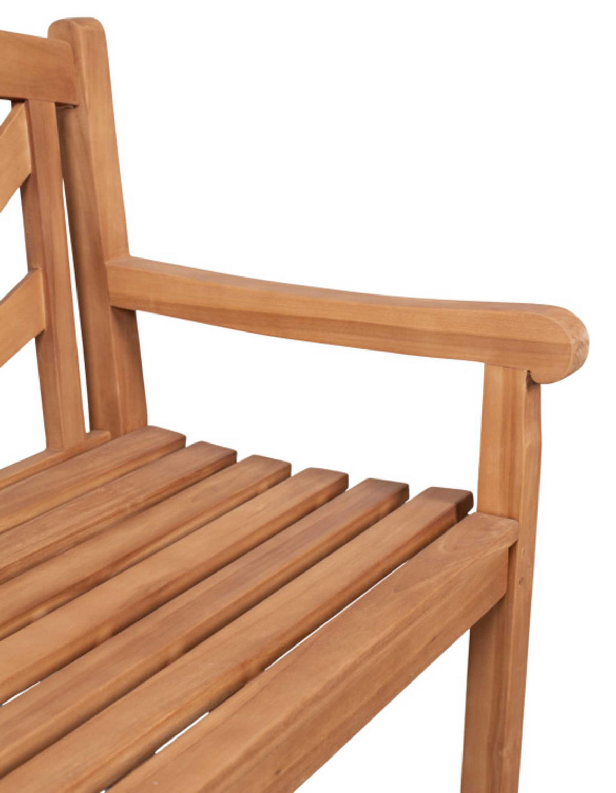 GARTENBANK Sonne - Naturfarben, Holz/Metall (120/94/60cm) - Mr. Deko