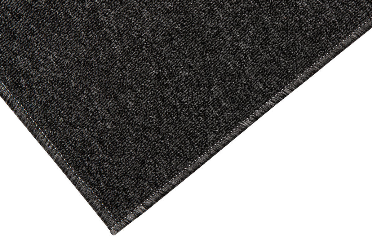 TEPPICH NIZZA Schwarz 240/340 cm - Schwarz, Kunststoff (240/340cm) - Tapiso