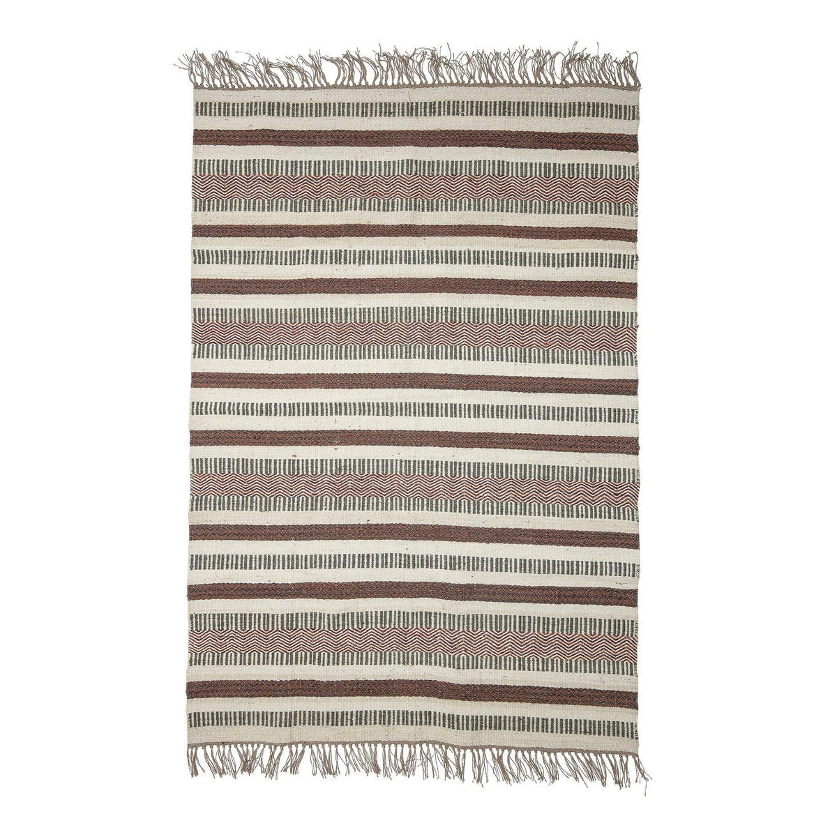 LÄUFER aus Jute mehrfarbig 180/120 cm - Multicolor, Textil (120/180cm) - Bloomingville