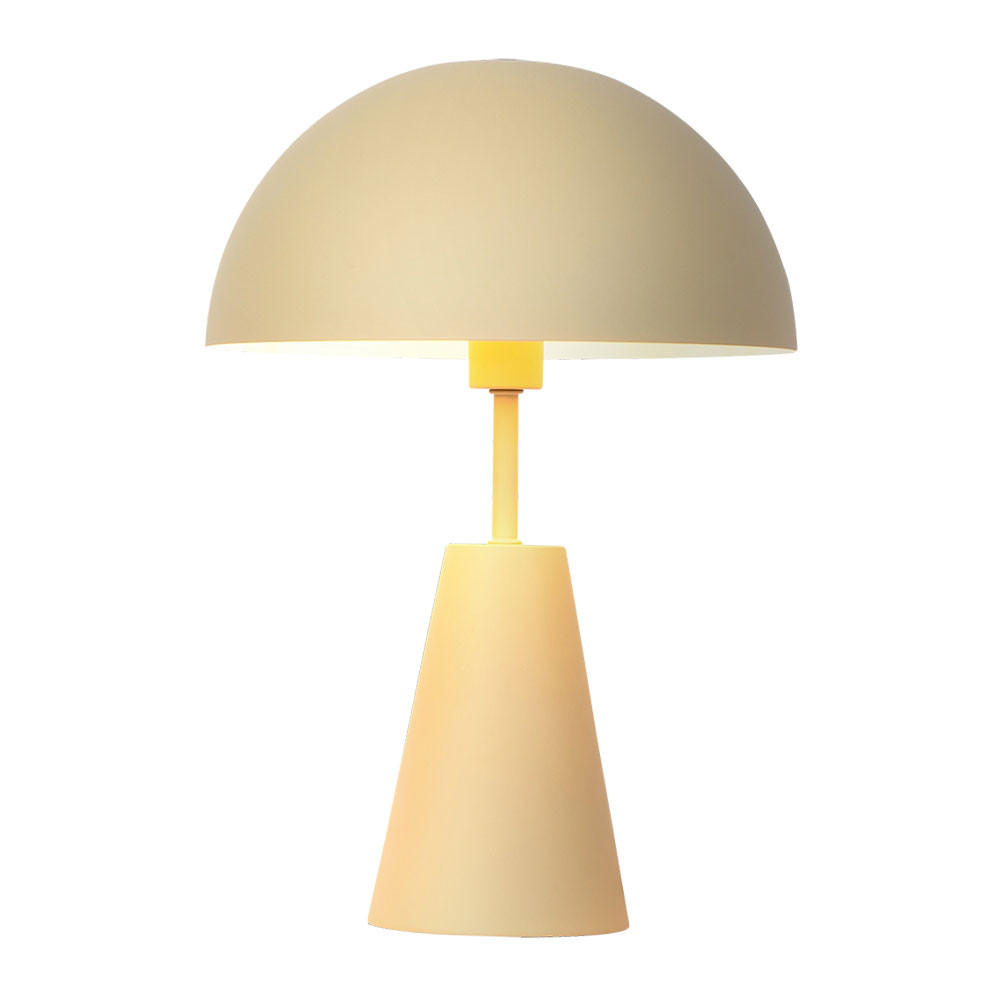 LED TISCHLEUCHTE Metall Beige - Beige, Metall (25/25/36cm) - Nowa