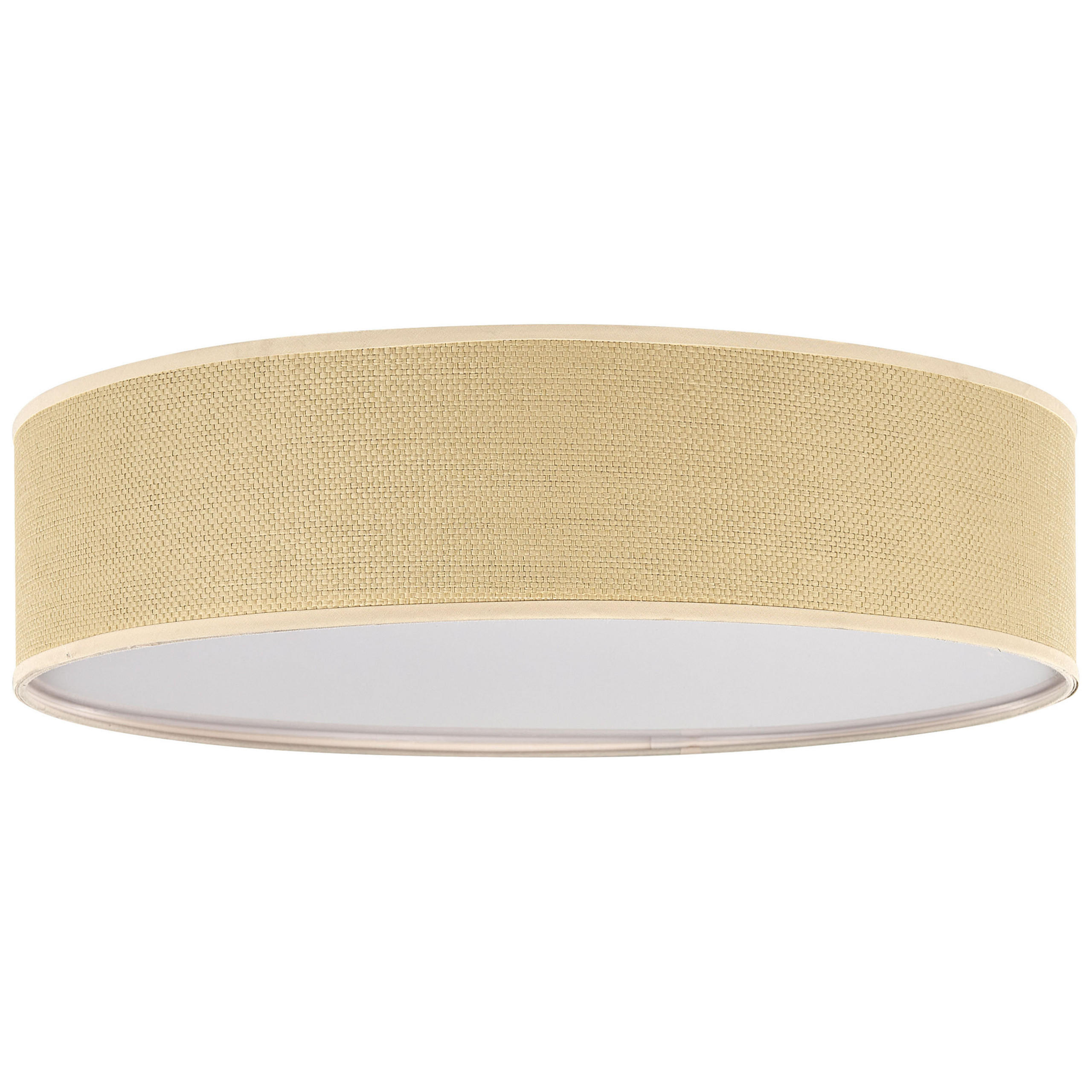 DECKENLEUCHTE Magno 60/60/15 cm - Naturfarben, Kunststoff (60/60/15cm) - Beliani