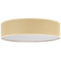 DECKENLEUCHTE Magno 60/60/15 cm - Naturfarben, Kunststoff (60/60/15cm) - Beliani
