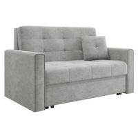 SCHLAFSOFA Viva Lux II - Hellgrau, Holz/Textil (133/85/98cm) - MIRJAN24