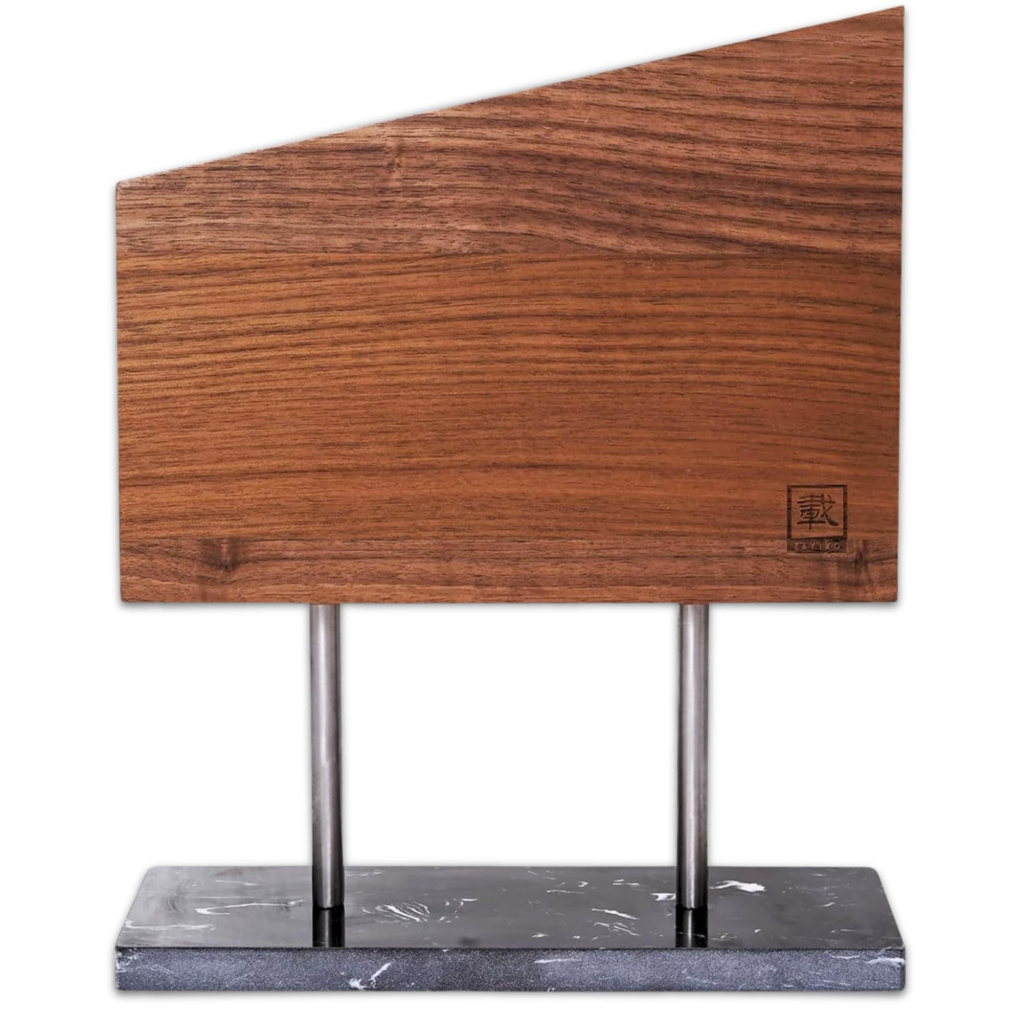 MAGNET-MESSERBLOCK - Nussbaumfarben, Holz (28/8.9/23cm) - Zayiko