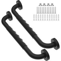 HALTEGRIFF – Schwarz – Edelstahl 304 – 30 cm – 2er-Set - Schwarz, Metall (31/4/14.5cm)