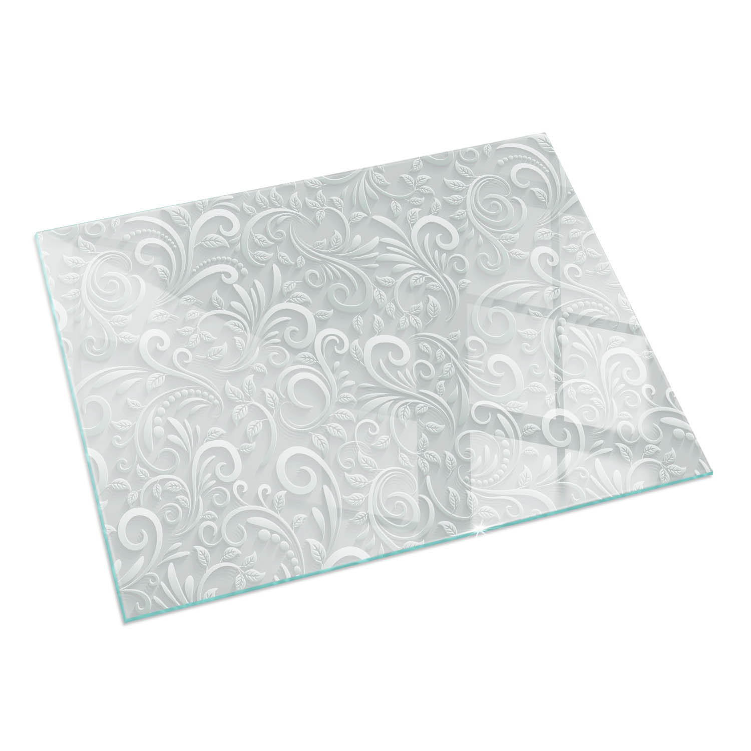 ArtPrintCave Glasplatte Grau 120x80x0.4 cm