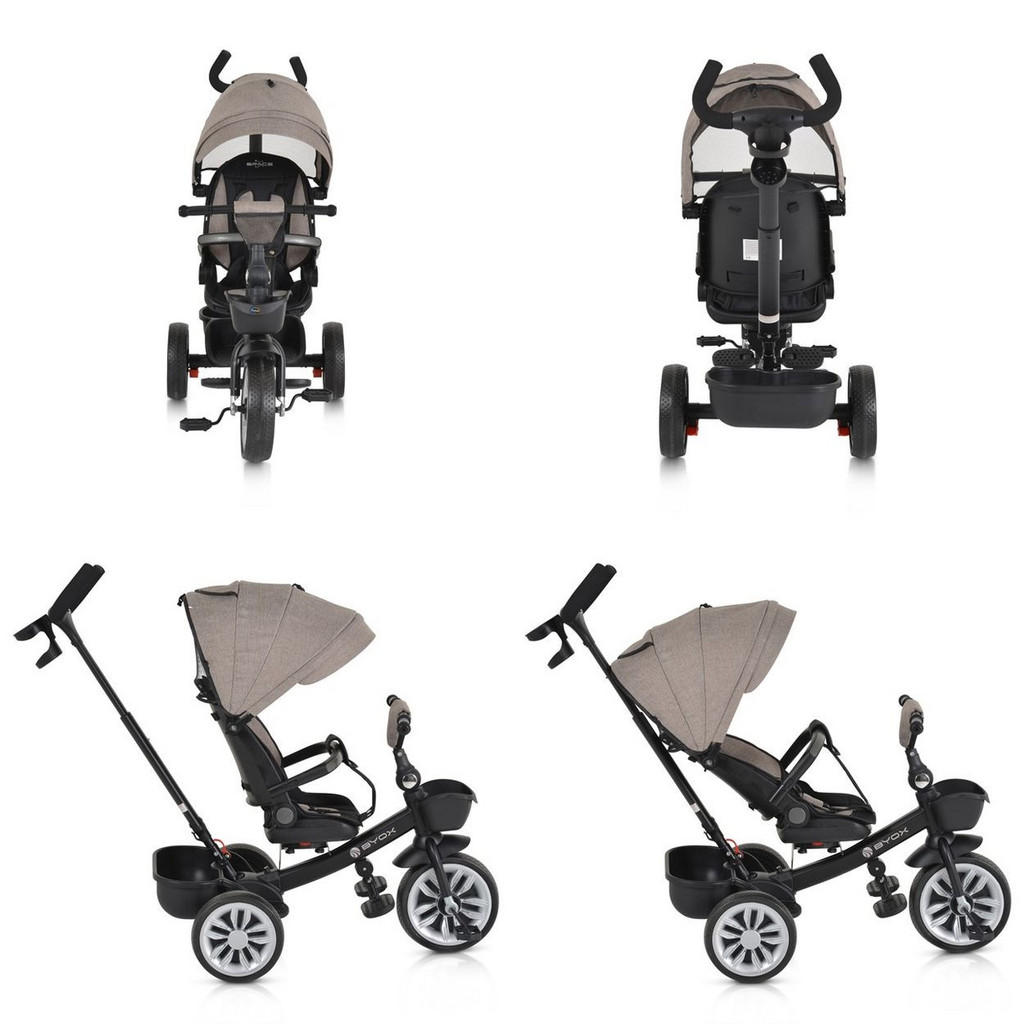 Thumbnail - Dreirad, Beige, Metall, 51x98x89 cm, unisex, Outdoor Spielzeug, Kinderfahrzeuge