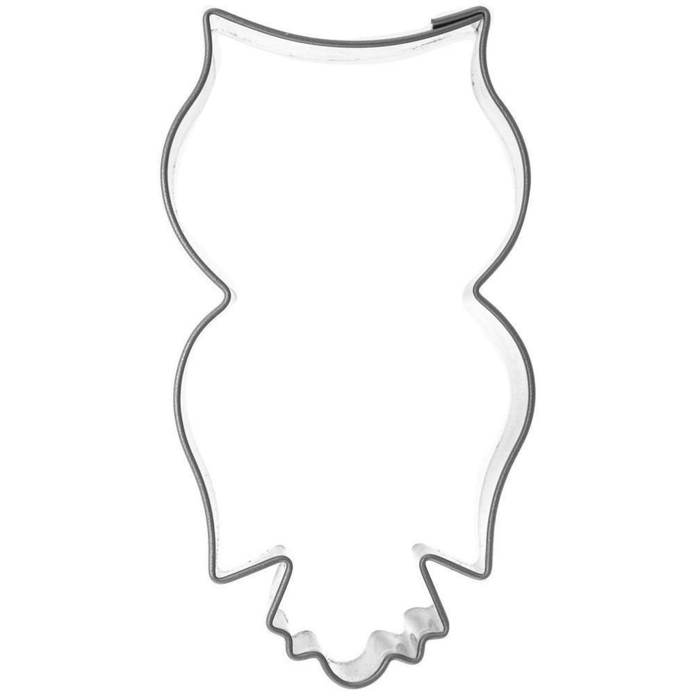 AUSSTECHFORM Eule 7 cm Silber - Silberfarben, Metall (4/1.7/7cm) - Orion 