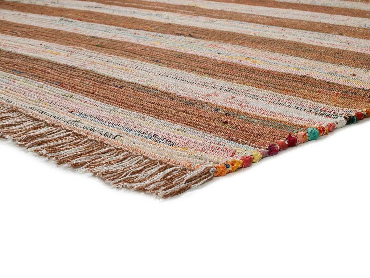 HANDWEBTEPPICH Mehrfarbig Recraft 60/90 cm - Multicolor, Textil (60/90cm) - Atticgo