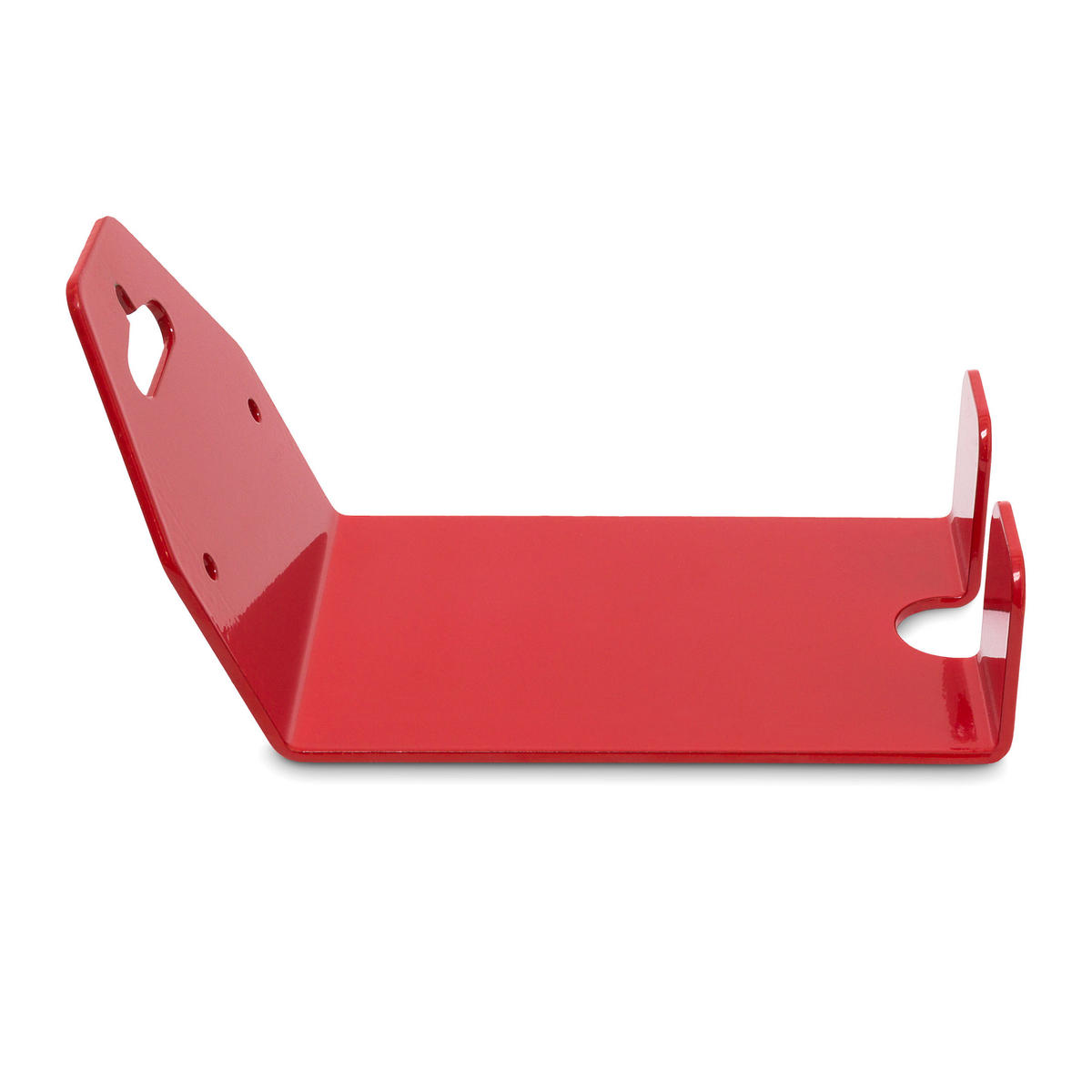 FAHRRADWANDHALTERUNG Rot Metall für Pedal 20 kg - Rot, Metall (10/16/16cm) - Relaxdays