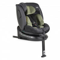 KINDERSITZ Hoku i-Size grün (40-150cm) Gruppe 0+/1/2/3, Isofix, Stützfuß - Grün, Kunststoff (44/60/52cm) - Cangaroo