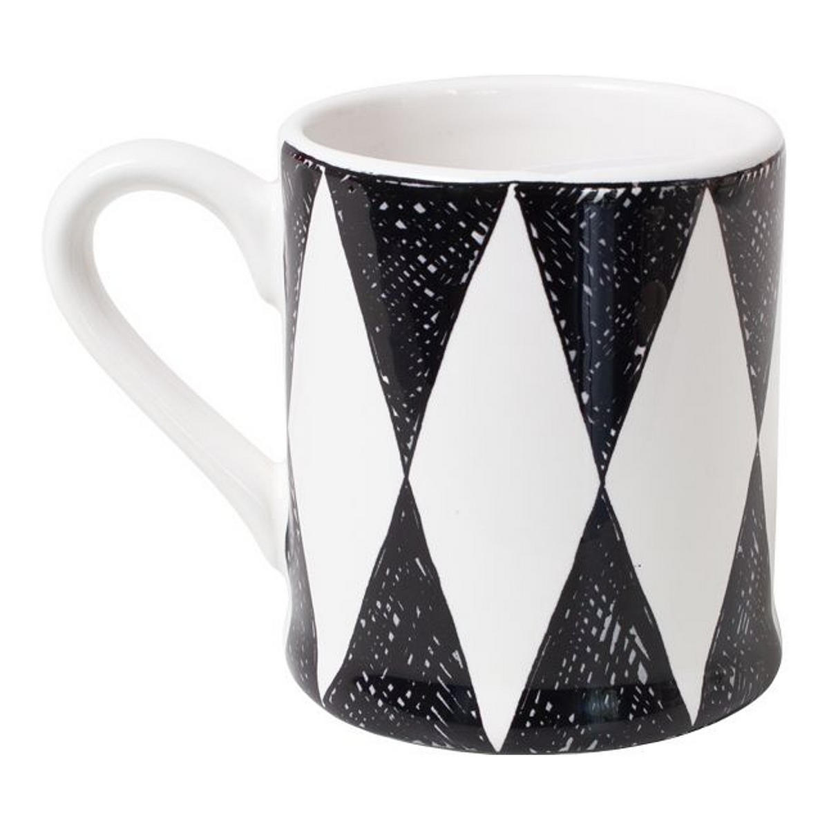 MINI-BECHER Diamant in Schwarz - 200 ml - Schwarz, Keramik (0.2L) - Blond Amsterdam