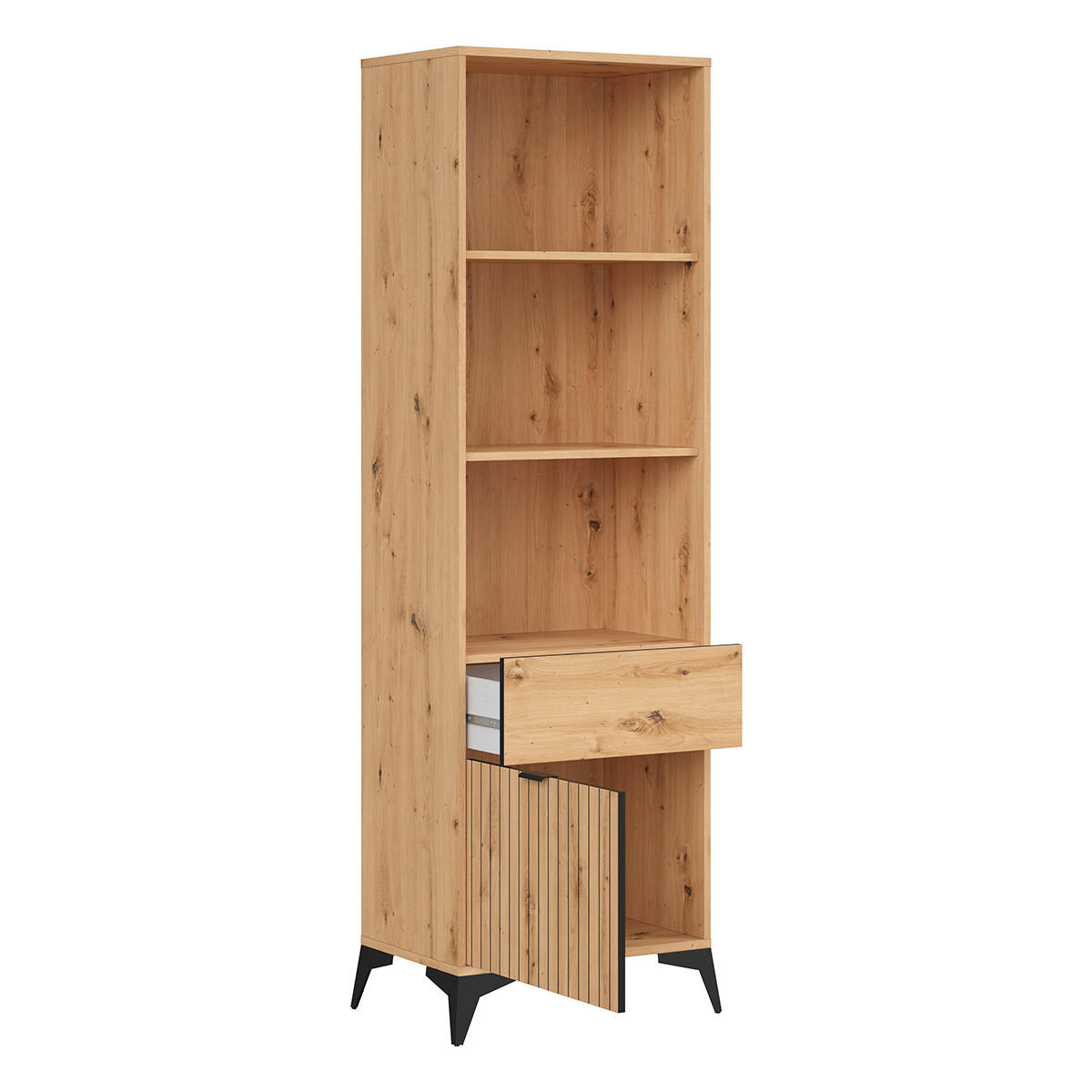 BÜCHERREGAL Mao Holz - Braun, Holzwerkstoff (60/197/41cm) - Petits-meubles