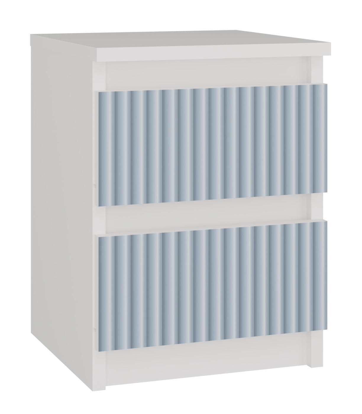 NACHTTISCH MALWA M2 ARTESO - BLAU - Blau, Holzwerkstoff (30/40/30cm) - CDF