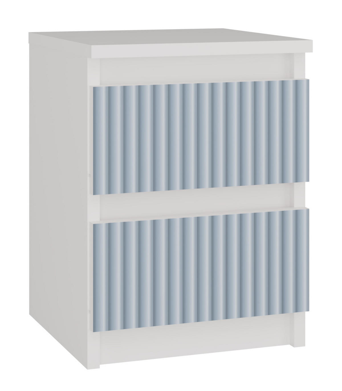 NACHTTISCH MALWA M2 ARTESO - BLAU - Blau, Holzwerkstoff (30/40/30cm) - CDF