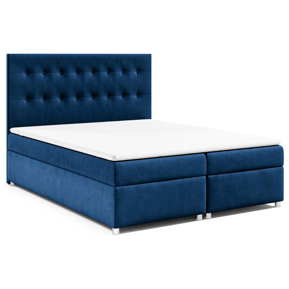 Best For Home Boxbett Blau 200x200 cm