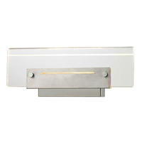 LED WANDLEUCHTE Metall Chrom Silber - Silberfarben, Metall (11/5.5/26cm) - Esto