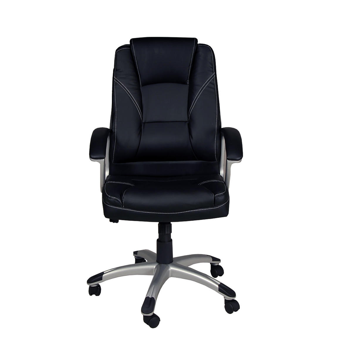 BÜROSTÜHL BOSS, CHEFSESSEL - Schwarz, Kunststoff (66/117/69cm) - Weber Industries