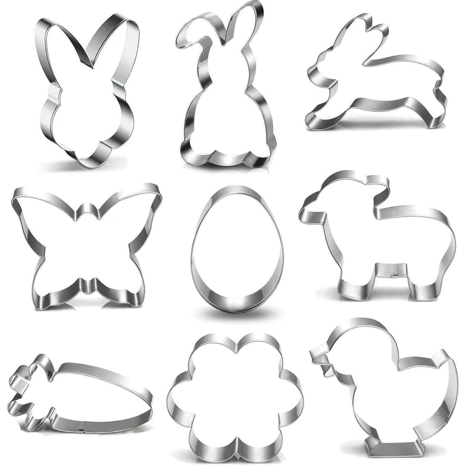 XXXLutz Ausstechformen Silber 9x2x9 cm
