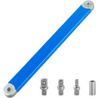 SCHRAUBENSCHLÜSSEL – für den Einsatz in beengten Bereichen und an schwer zugänglichen Befestigungselementen – blau - Blau, Metall (39/4/2cm) - DCA