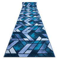 LÄUFER Antirutsch ROMBY 57/100 cm - Blau, Textil (57/100cm) - rugsX