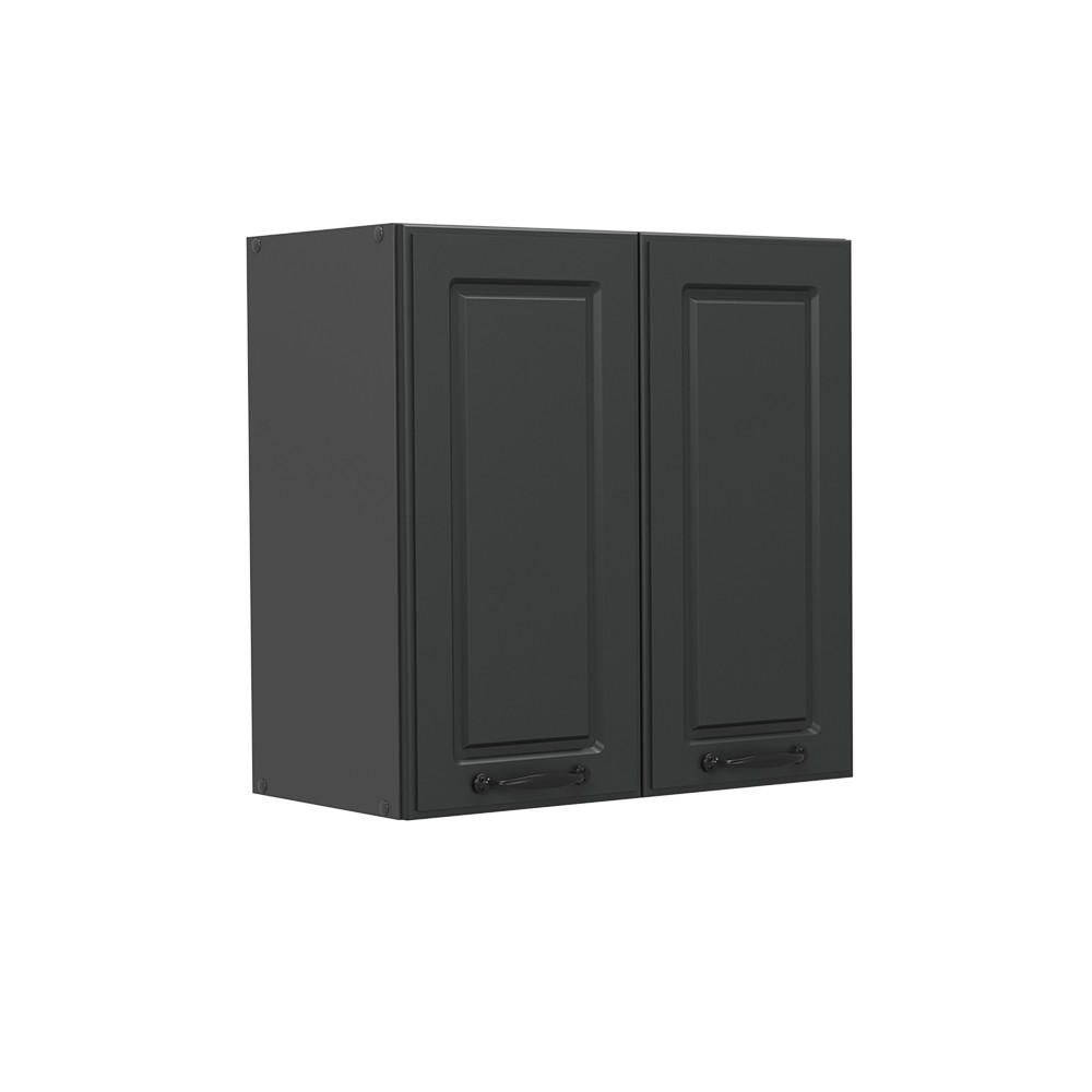 HÄNGESCHRANK R-Line Anthrazit Landhaus 60 cm - Anthrazit, Holzwerkstoff (60/60/31cm) - Vicco