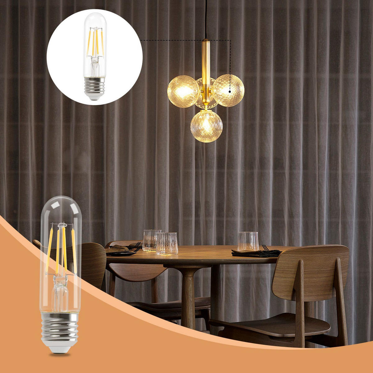 LEUCHTMITTEL Lumivarax 3/3/10.8 cm - Transparent, Glas (3/10.8cm) - ZMH