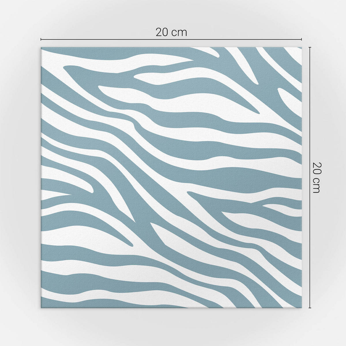 WANDPANEEL 20 Stück 20x20 cm selbstklebend Feravel - Türkis, Kunststoff (20/1.6/20cm) - Wallfluent