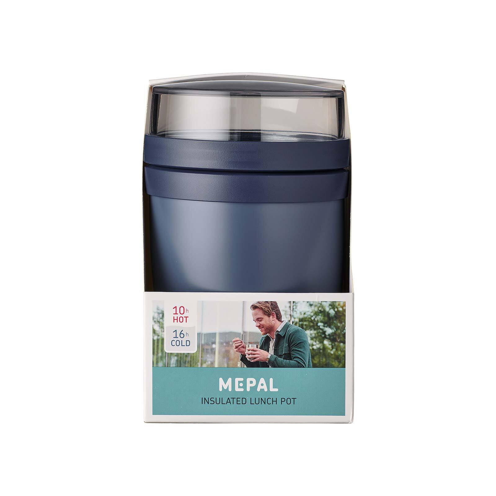 THERMO-LUNCHPOT Ellipse Nordic Denim ø 10.7 cm - Dunkelblau, Kunststoff (10.7/16.9/10.7cm) - Mepal