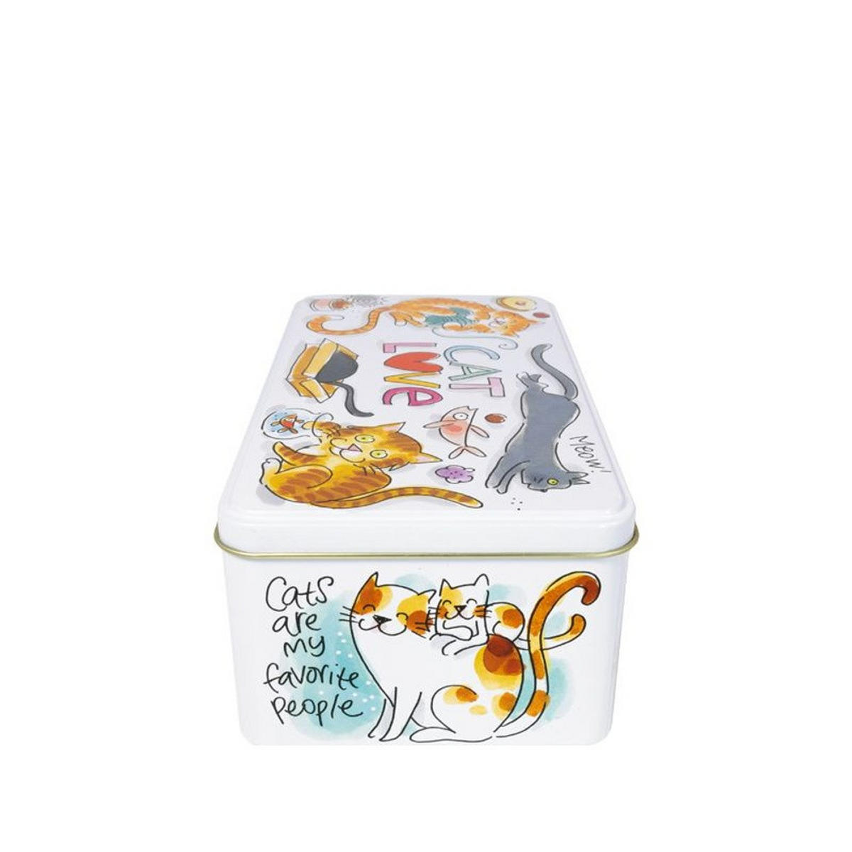 DOSE Katzenliebe in Bunt - 19,5 x 10,5cm - Multicolor, Metall (10.4/7/19.5cm) - Blond Amsterdam