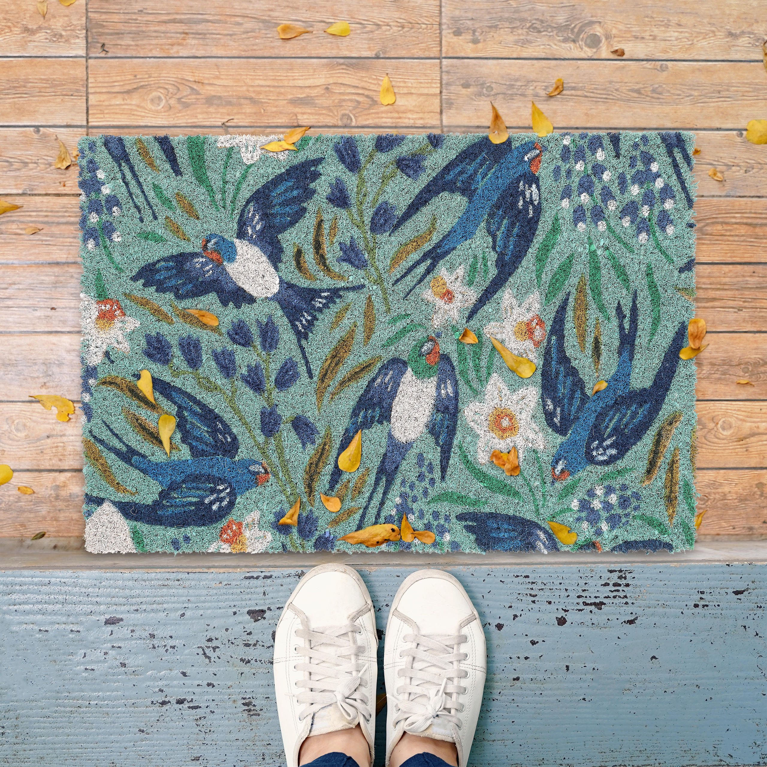 FUSSMATTE - Multicolor, Kunststoff/Textil (60/40cm) - Relaxdays