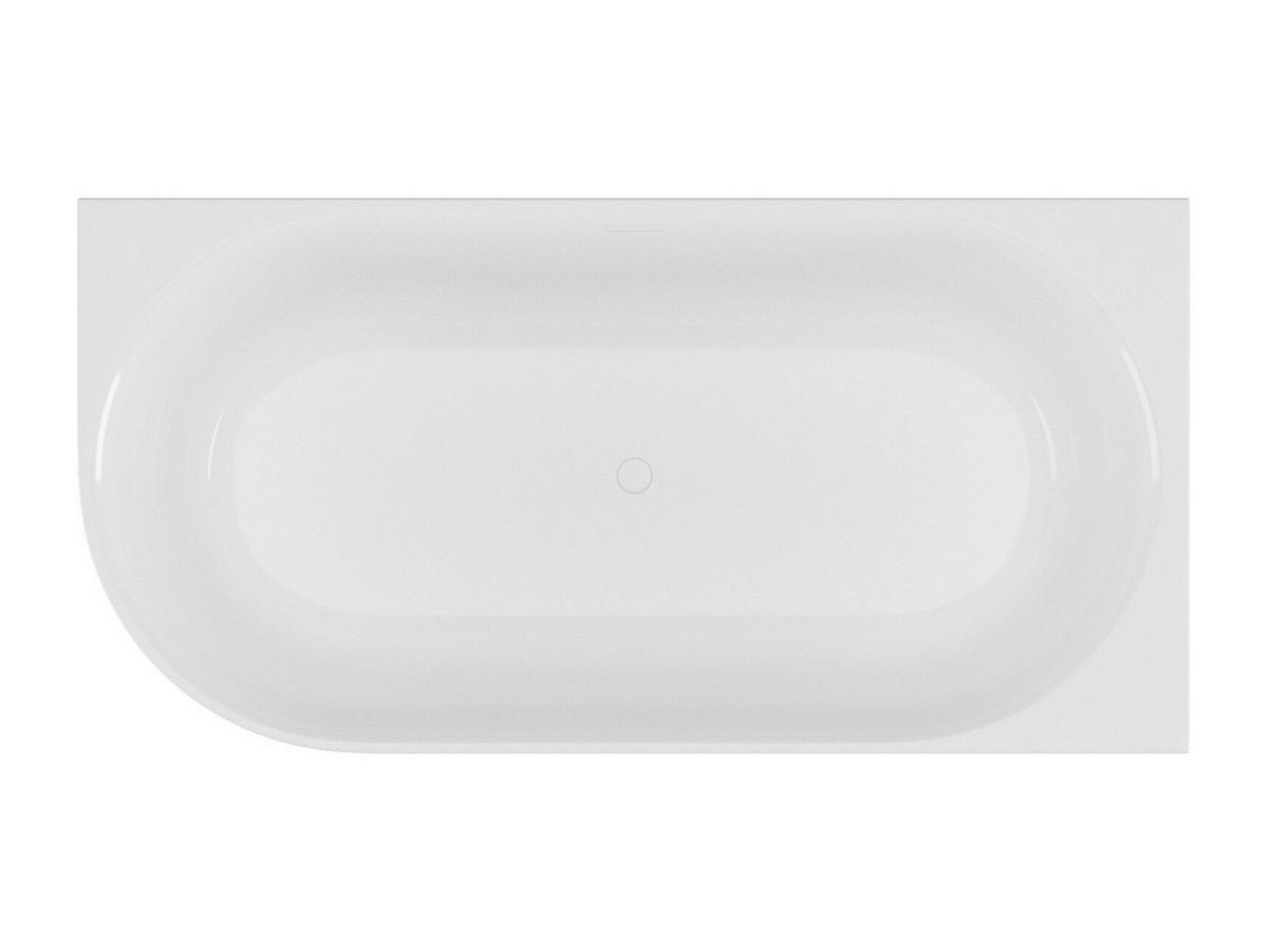 BADEWANNE (Standard) - 1 -Sitzer - Acryl - weiß - BARBORI - Weiß, Kunststoff (170/60/80cm) - Vente-Unique