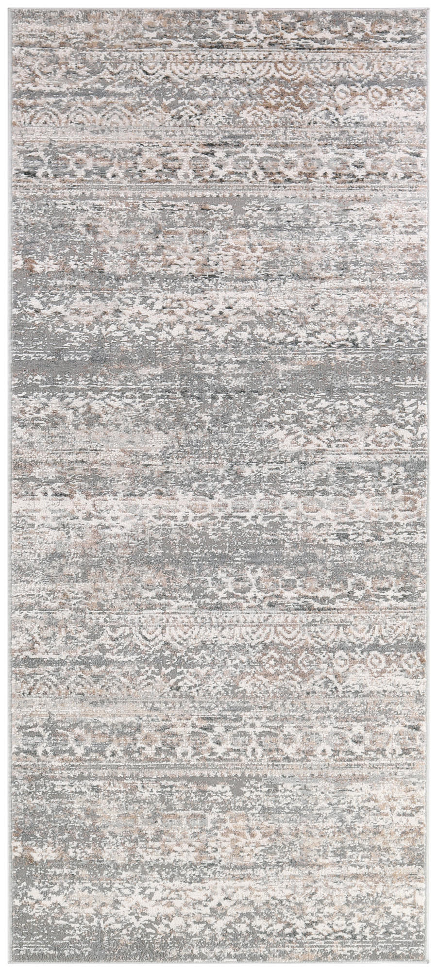 TEPPICHLÄUFER VALLEY hellgrau vintage 100/300 cm - Hellgrau, Textil (100/300cm) - Tapiso