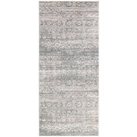 TEPPICHLÄUFER VALLEY hellgrau vintage 100/300 cm - Hellgrau, Textil (100/300cm) - Tapiso