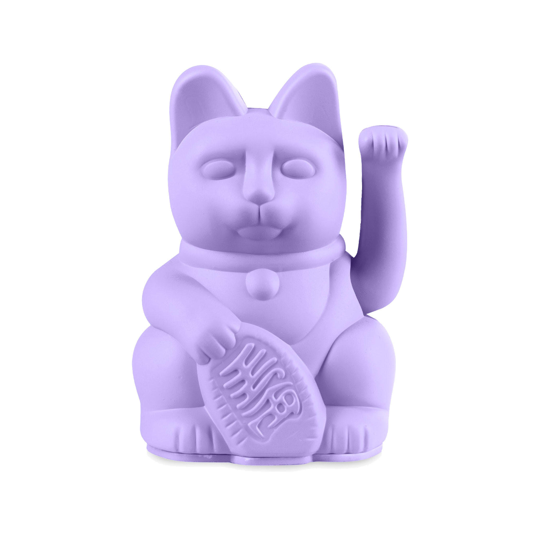 Donkey Products Winkekatze Lila 6.7x9.8x5.2 cm