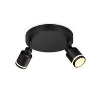 STRAHLER Fülle 2-flammig 20/20/15.7 cm - Schwarz, Metall (20/20/15.7cm) - ZMH