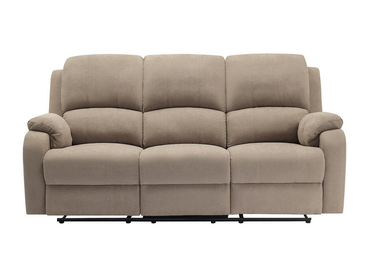 COUCHGARNITUR - 5 Personen - stoff - taupe Brody - Taupe, Textil (148/99/98cm) - Vente-Unique