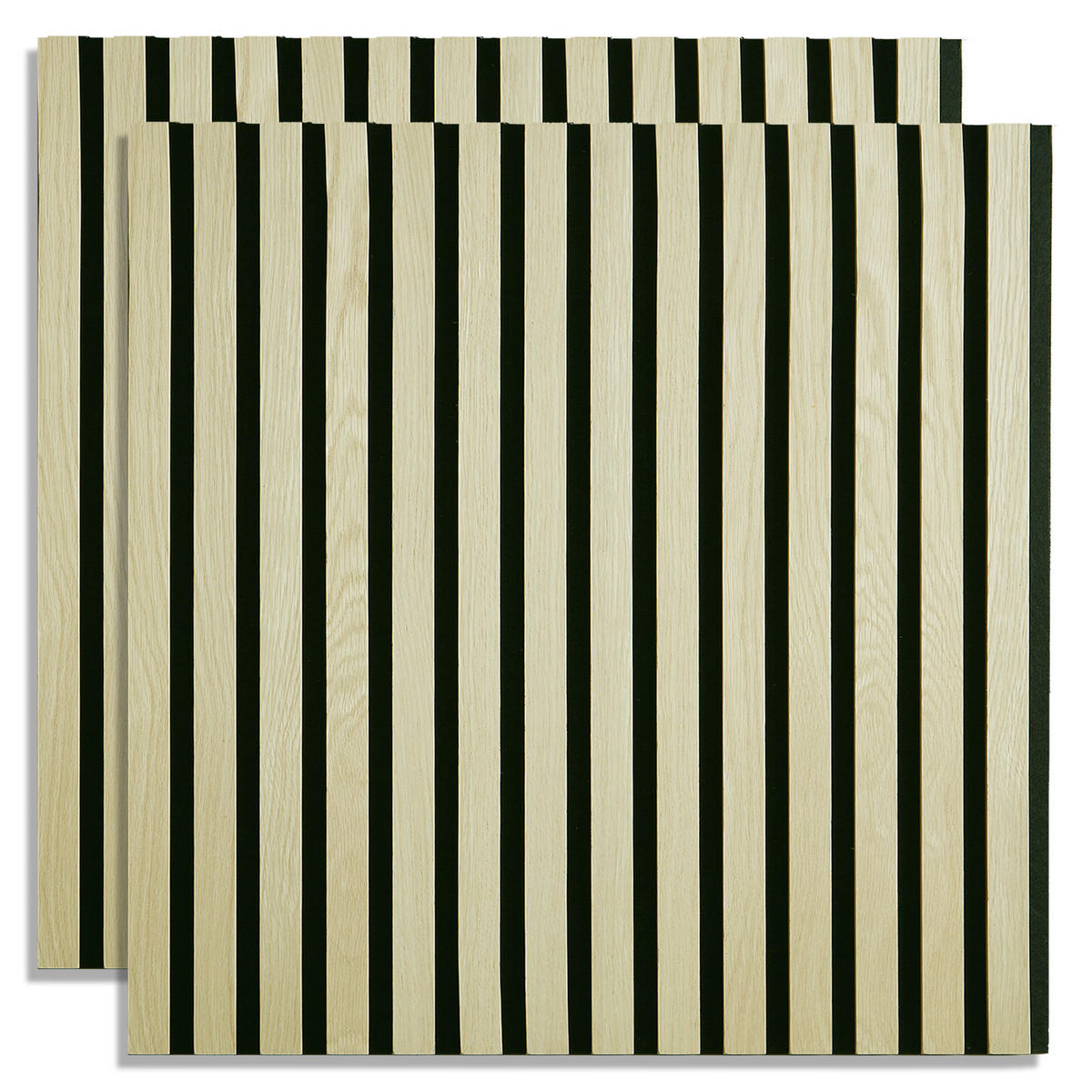 AKUSTIKPANEEL 60/60 cm 2 er-Set Creme - Creme, Holz (60/60/3cm) - Homestyle4u
