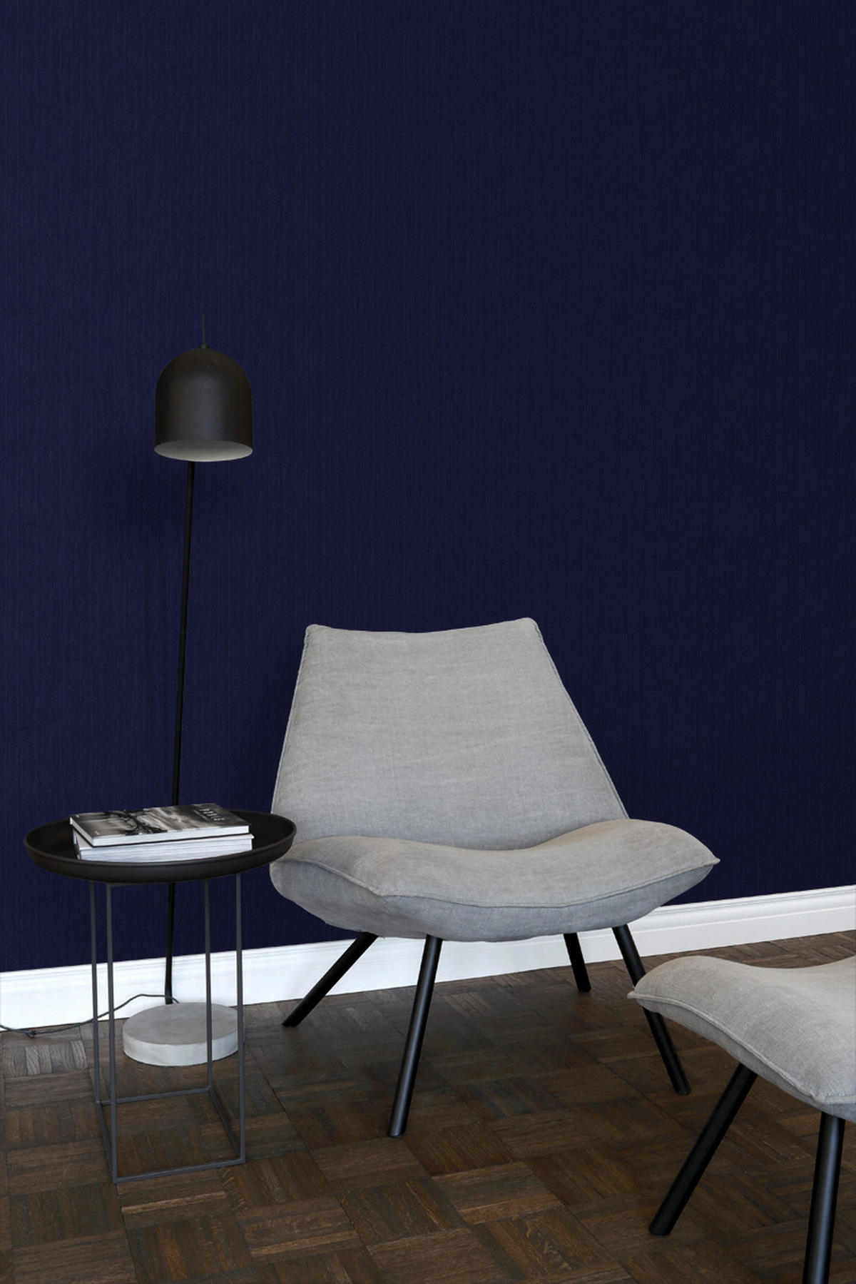 TAPETE Jeans-Optik 53 cm x 10.05 m - Blau, Papier (53/1000cm) - ESTAhome