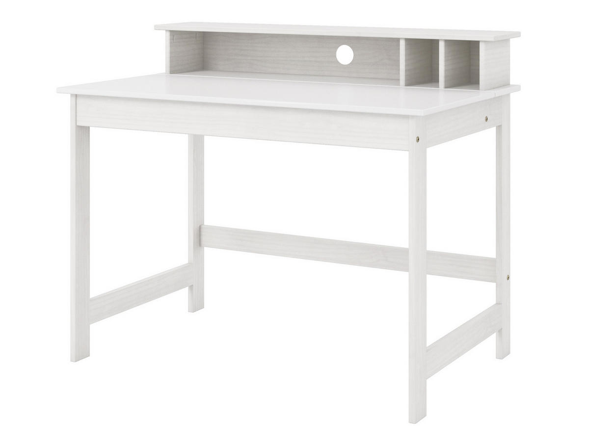 SCHREIBTISCH Weiss - Weiß, Holzwerkstoff (69/110/76cm) - ebuy24
