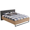 HOLZBETT Eiche 160/200 cm natur - Braun, Holz (160/200cm) - Homestyle4u