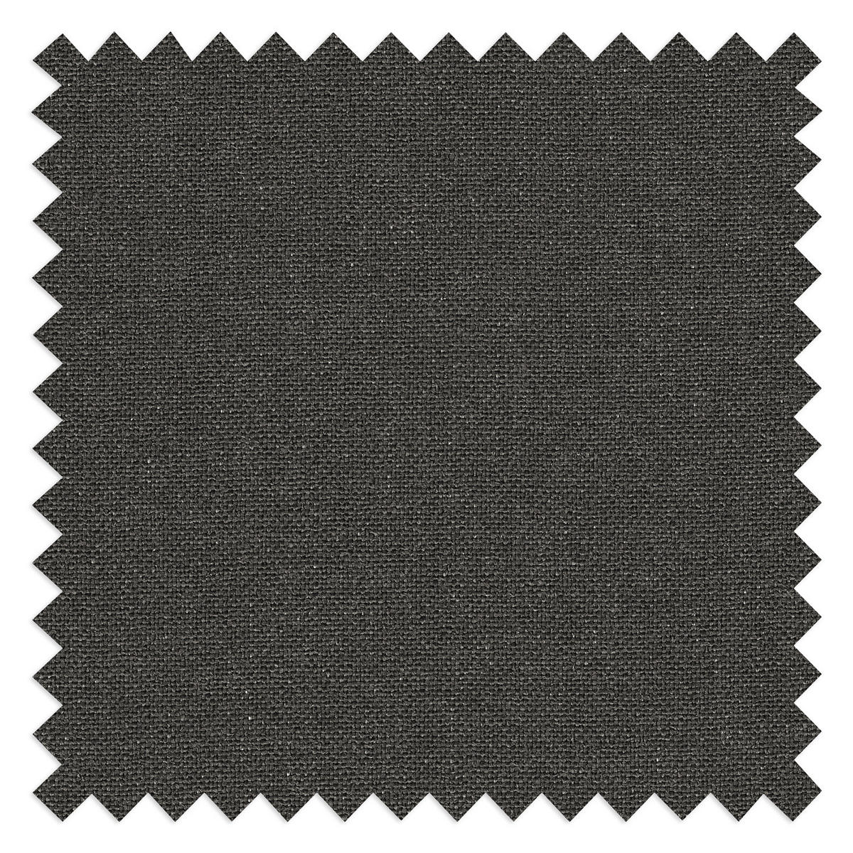 POLSTERHOCKER mit Husse - Webstoff - Anthrazit/Schwarz, Kunststoff/Textil (105/45/90cm) - home24