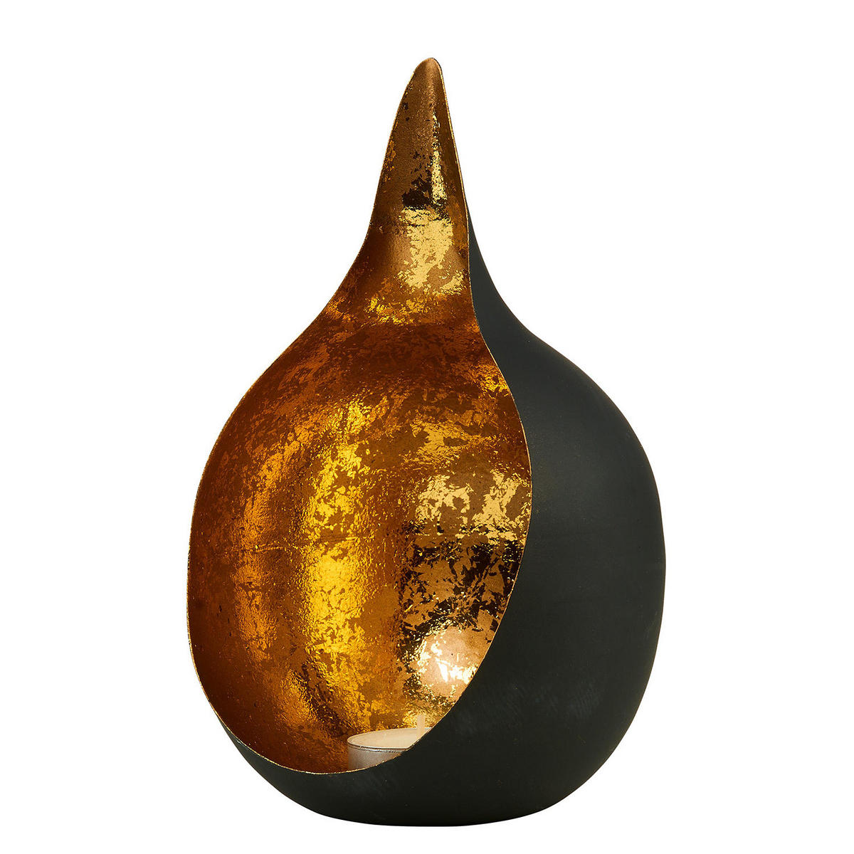 LICHTERKETTE Bright Lights - Schwarz, Metall (18cm) - Butlers