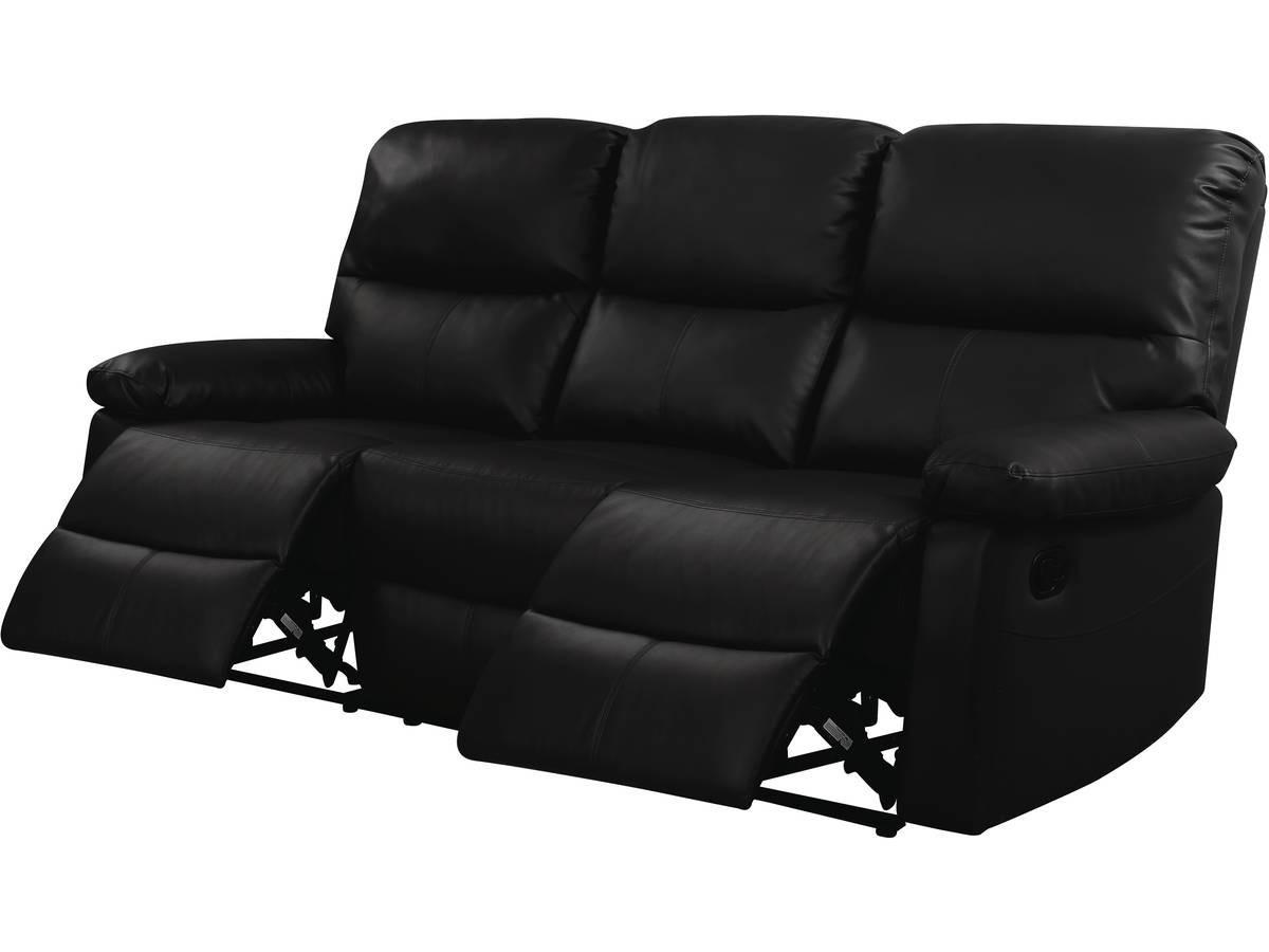 RELAXSOFA Lincoln Schwarz - Schwarz, Kunststoff (197/103/89cm) - Habitat Garten