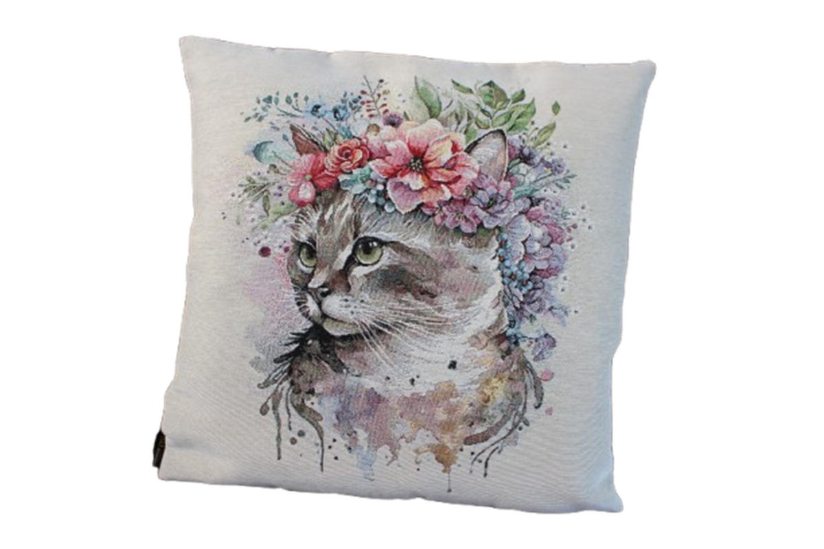 KISSENHÜLLE FANTASIE - Beige, Textil (45/45cm) - Yve! decoration