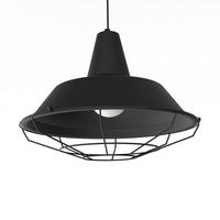 HÄNGELEUCHTE - Schwarz, Metall (45/45/40cm) - Lumicom