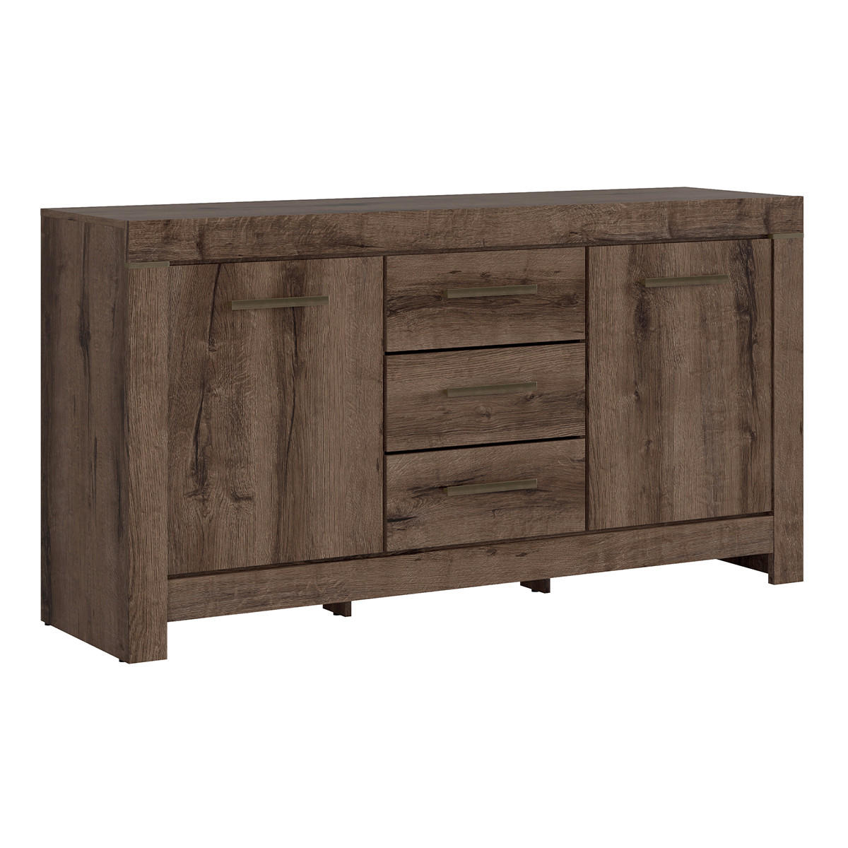 SIDEBOARD Adam Dunkles Holz - Braun, Holzwerkstoff (160/85/45cm) - Petits-meubles