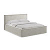 POLSTERBETT mit Bettkasten und Lattenrost 180x228 Beige - Beige/Schwarz, Kunststoff/Textil (160/200cm) - Makamii